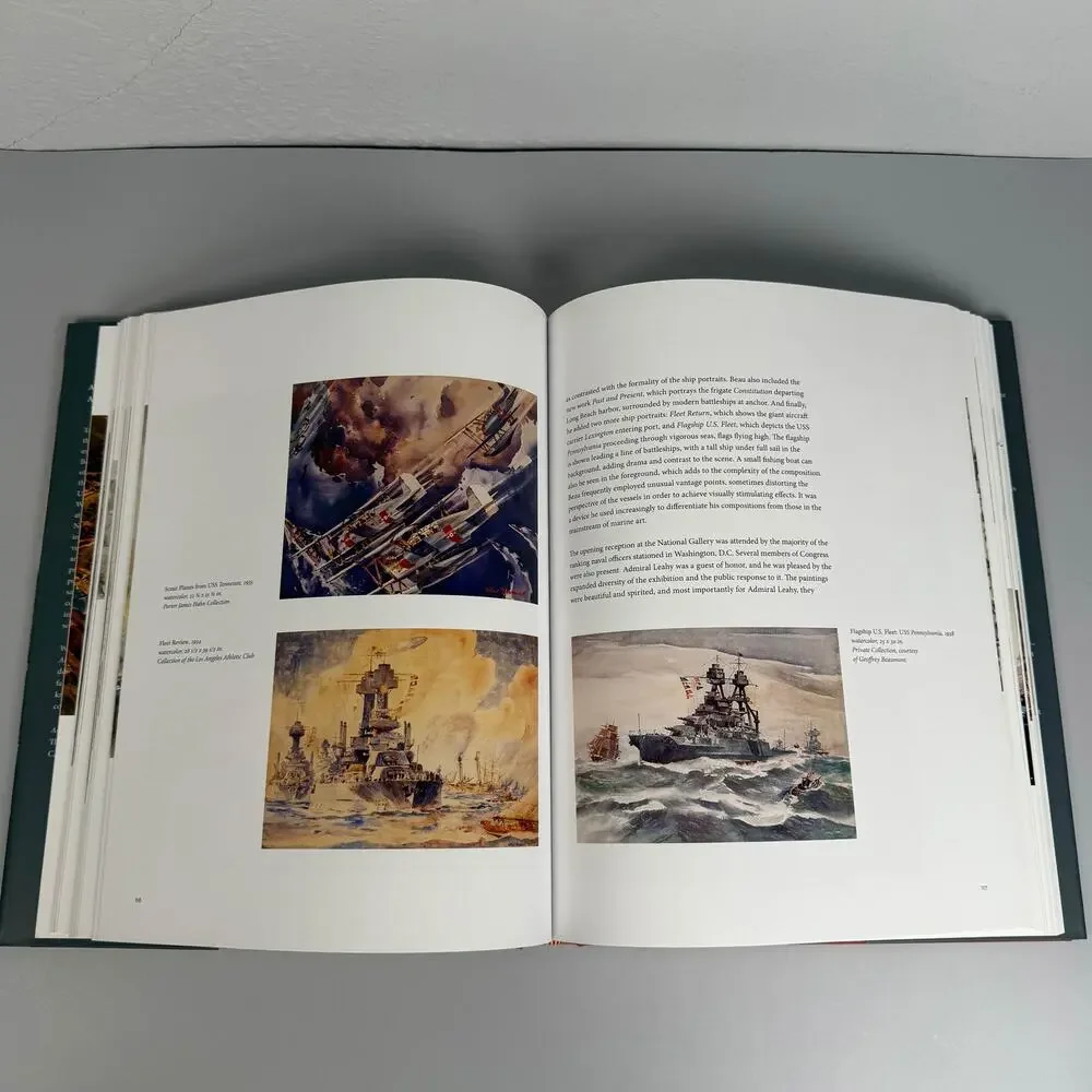 Arthur Beaumont Art of the Sea Naval History Hardcover Book DJ 2016